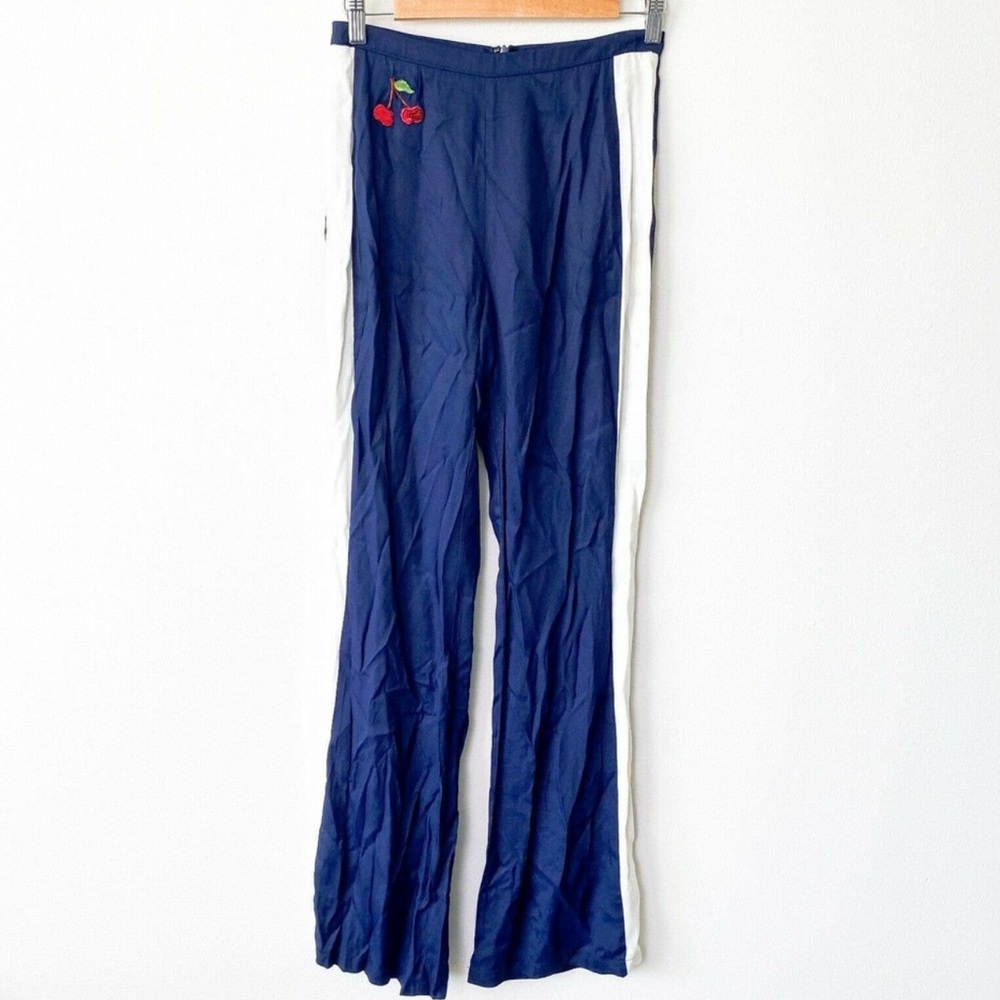 REFORMATION Rare Sparkle Cherry Pant